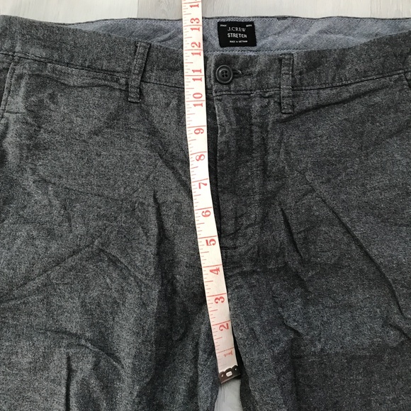 J Crew Stretch Gray Slim Straight 484 Slim Mens 32 - Picture 9 of 13